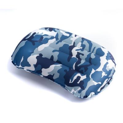 China Custom Camouflage Color Inflatable Air Camping Inflatable Pillow For Traveling,Hiking,Car,Backpack for sale