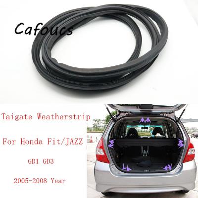 China Single Color No Pattern Car Rear Trunk Tailgate Weatherstrip Seal Strip Rubber For Honda Fit JAZZ Hatchback GD1 GD3 2005 2006 2007 2008 for sale