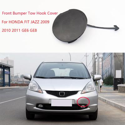 China Towing Hook Cover Front Bumper Towing Hook Cover Towing Eye Cap For HONDA FIT JAZZ 2009 2010 2011 GE6 GE8 OEM 71104-TF0-000 Base Color for sale