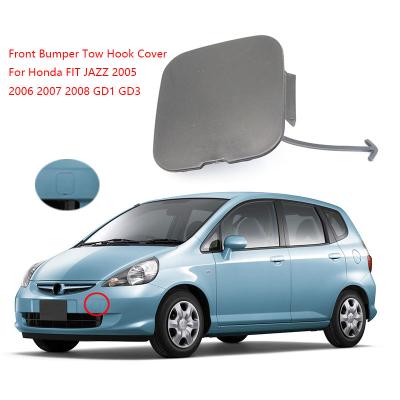 China Plastic Front Bumper Tow Hook Cover Carrying Eye Cap For HONDA FIT 2005 JAZZ 2006 2007 2008 GD1 GD3 OEM 71104SAA900 Unpainted for sale