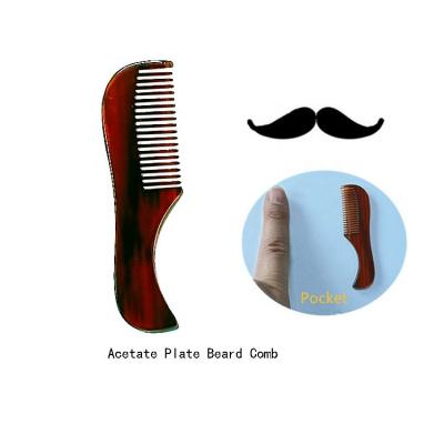 China Hot Selling 2022 Fashionable Hair Comb Fashion Pocket Comb Acetic Acid Fiber Hair Comb Acetic Acid Plastic Beard Comb for sale