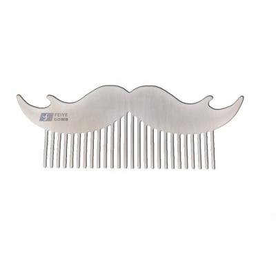 China High Quality Custom Made Anti-Static And Durable Pocket Comb Men's Logo Cute Styling Stainless Steel Comb Styling Comb for sale