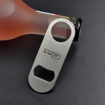 China Wholesale Cheap Stainless Steel Unique Durable Metal Design Anti-Static Beer Bottle Opener for sale