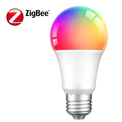 China Chertop Tuya Residential App A60A19 9w RGB Smart Zigbee CCT Wifi Led Dimmable Light Bulb Home Work With Alexa for sale