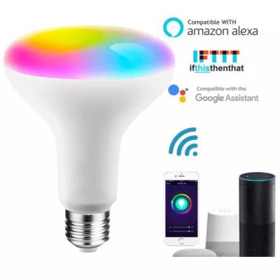 China Dimmable residential led china manufacturers br30 wifi bulb homekit br30 led light smart wifi led bulbs intelligence control color for sale