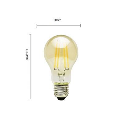 China Ewelink LED Fliament Residential Decorative Led CCT A60 A19 7.5W Filament Bulb Light Lighting and Circuit Design Wifi AC 60*113.5mm for sale