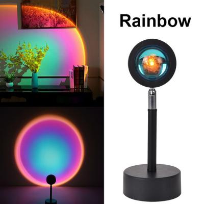 China 2021 factory EUROPEAN manufacturer morden Italian projector eternal atmo rainbow sunset floor lamp for sale