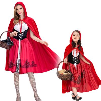 China Other European, American and Japanese Explosions Little Red Riding Hood Performance Costume Artistic Family  cosplay Women's Ha for sale