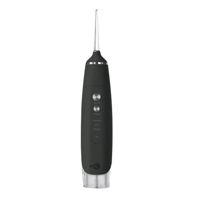 China OEM Hanasco High Pressure Water Pick , 145ML Ultrasonic Black Water Flosser for sale