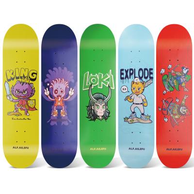 China 8.125inch Youth Skateboard Decks, Customized Pro Quality Canadian 7 Ply Maple for sale