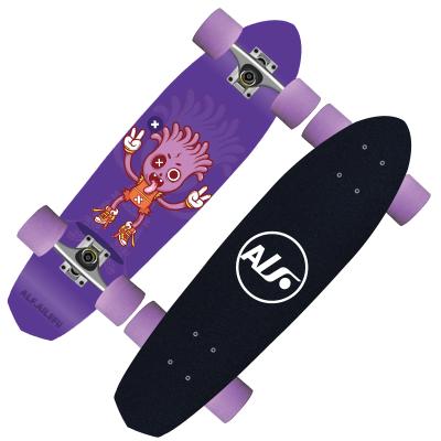 China Hot Youth Small Full Board Fish Cruiser Wooden Fish Skateboard Design Can Be Customized for sale