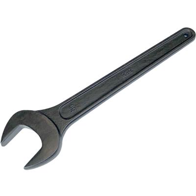 China All-in-one Carbon Steel 17-150mm Industrial Grade Black Oxidized Coated Impact Open End Wrench Heavy Duty Long Handle for sale