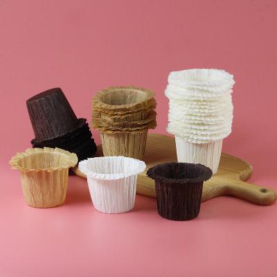 China Disposable Custom Printed Paper Cupcake Muffin Baking Liners Paper Snack Cake Cups for sale