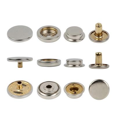 China Brass Snap Spring Button Factory Nickel Free Custom Material For Clothing for sale