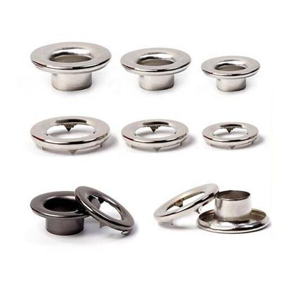 China Nickel Free Grommet For Sweatpants Stainless Steel Metal Eyelet Grommet Custom High Quality Garment for sale