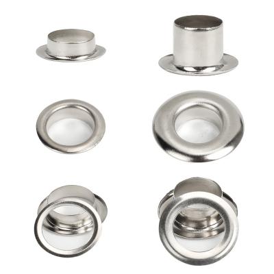 China Free Samples Accessories Metal Round Nickel Free Grommets For Ruffle Skirt for sale