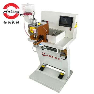 China Factory Garment Factory Bead Tying Machine Plastic Beads Riveting Machine for sale