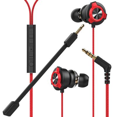 China In-Ear Cable Pure Sound Earbud Dual Microphone Drivers In-Ear And Powerful Bass Gaming Earphones for sale