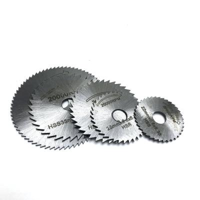 China Mini Circular Saw Blade Hss Rotating Cutting Disc Drilling Tool Accessories for SB97 Wood Plastic and Aluminum for sale