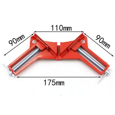 China Metal Style 90 Degree Angle Right Angle Clamp Woodworking Clamp Frame DIY Glass for sale