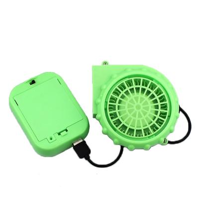 China USB electric mini blower, brushless blower, inflatable toy motor, doll clothing, green, novel in 2021 W103 for sale