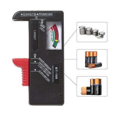 China BT168 Universal Digital Battery Tester Volt Controller For AA AC 9V Button Size Battery Tester Voltage Meter Multi-Tool BT-168 SB87 for sale