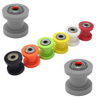 China Chain Guide 10mm Pit Dirt Mini Bike Moto Atv M8 High Quality M10 8mm/10mm 8mm Roller Slider Tensioner Wheel for sale