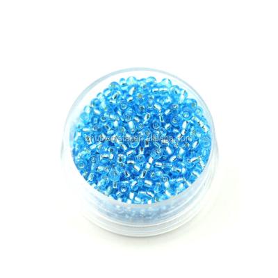 China Teething Accessories Silicone Czech Mixed Color Cuentas y Abalorios Crystal Seed Beads 2mm Stones With Box Spacer Beads for sale