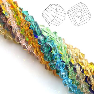 China Accessories Silicone Teething Stones Czech Cuentas y Abalorios Faceted Twist Glass Beads For Jewelry Making Bulk Bracelets 4mm Crystal Lampwork Loose Beads For Necklace DIY Opens Accessories for sale