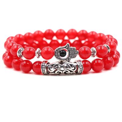 China China Hot Selling Natural Red Carnelian Bracelet 8mm Carnelian Mens and Womens Owl for sale