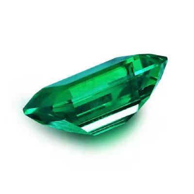 China Emerald Gemstone Lab Grown Synthetic Loose Classic Emerald Gemstone Bulk Price Synthetic Emerald Gemstone for sale