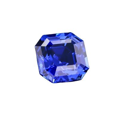 China Classic Blue Synthetic Stone Prices Sapphire Synthetic Square Blue Stone Attractive Synthetic Sapphire for sale