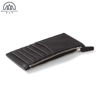 China Slim RFID Fashion Nappa Card Holder Genuine Leather Long Wallet For Women for sale