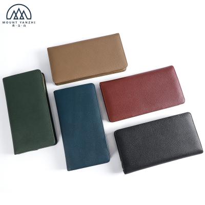 China RFID Large Capacity Document Organizer Unisex Travel Passport Genuine Leather Wallet for sale