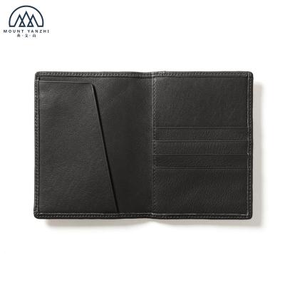 China Passport Full Cover Luxury Class Grain Travel Passport Cover Leather Holder for sale