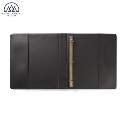 China Eco-friendly Conference Faux Leather Binder Genuine Leather Folder For Office for sale