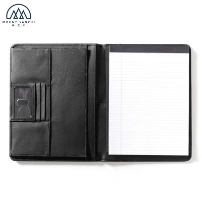 China Leather Organizer Meeting Office Business PU Leather Folder Folder Folio for sale