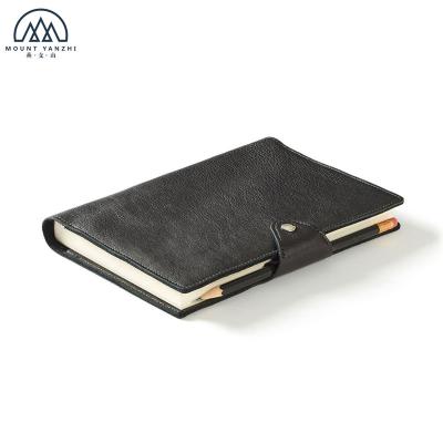 China High Quality Handmade PU Leather A5 Notebooks Custom Hardcover Book Diary With Pen Loop for sale