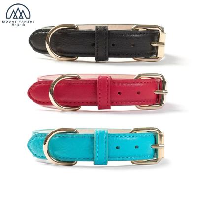 China Small Padded Leather Medium Classy Dog Training Collar for sale