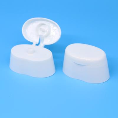 China Non Spill 200ml And 400ml Double Color Plastic Shampoo Flip Top Caps for sale