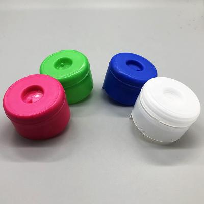 China Non Refillable Bule Pink 55mm Light Green HDPE Plastic 5 Gallon Bottle Lids Caps For 18.9L Mineral Water Bottle for sale