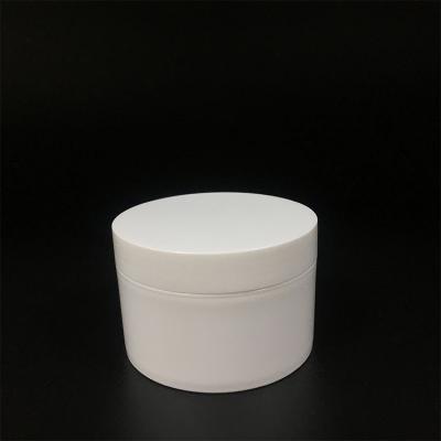 China Single wall plastic cream container 200ml 200g skin care cream pp round cosmetic jar for sale