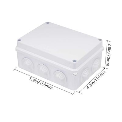 China Outdoor custom weatherproof ABS IP65 outdoor plastic electronic enclosure electronic equipment junction box150 x 110 x 70mm for sale