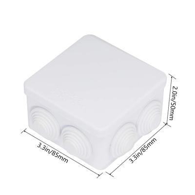 China Waterproof Electronic Project Outdoor Plastic Box ABS Electronic Equipment Enclosure Box and Instrument Enclosures 85 x 85 x 50mm for sale