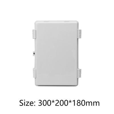 China Install PCB Waterproof ABS Hinged Plastic Enclosures Electronic Enclosures Junction Box For PCB Inverter Electronic Components 300*200*180mm for sale