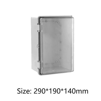 China Install Custom Plastic Hinged Printed Circuit Board Enclosure And Instrument Enclosures For PCB Inverter Enclosure 290*190*140mm for sale