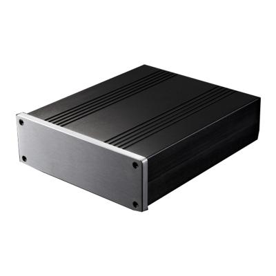 China Install PCB Extruded Amplifier Aluminum Aluminum Box PCB Enclosure Instrument Housing 168x54-L Housing Enclosure for sale