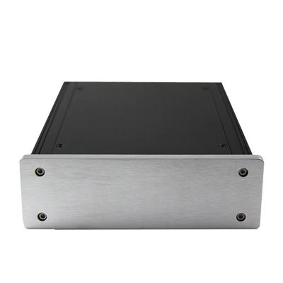 China Install Audio Rackmount Aluminum PCB Shell 150x45-200 PCB Factory Manufacturing Amplifier Fence Industrial Instrument Enclosures for sale