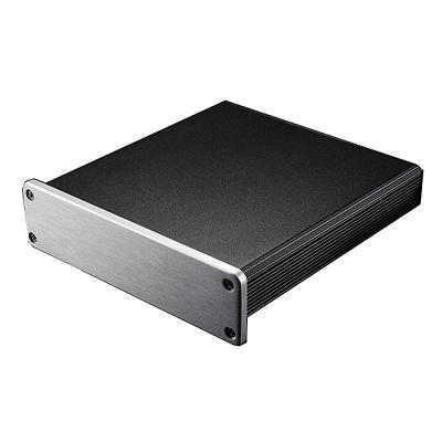 China Aluminum alloy 6063+5052 extruded electronic enclosure shell audio amplifier inverter aluminum iittala and instrument enclosures 138x32-150 for sale