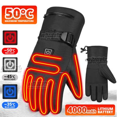 China Warm Heated Gloves Adjustable Heating Temperature Waterproof Warm Gloves Thermal Indoor Outdoor Gloves Hand Warmer for Men and Women for sale